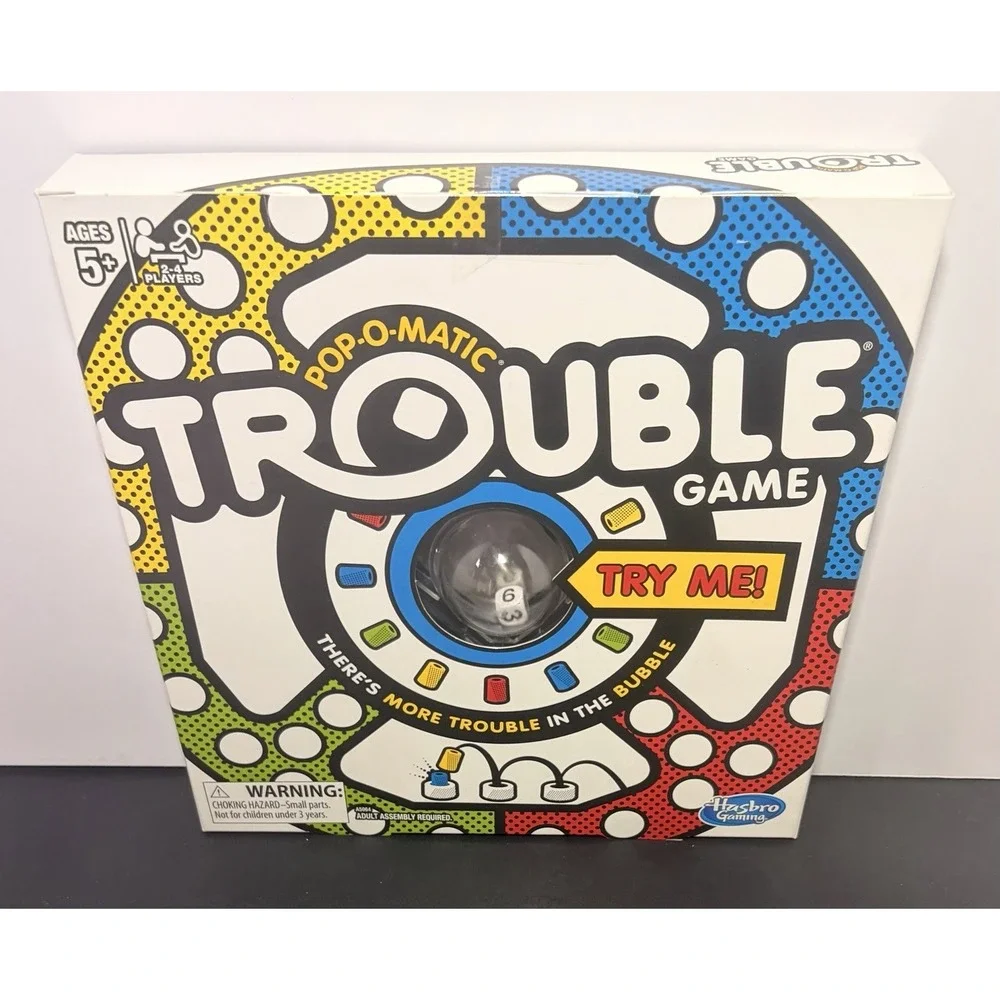 Gaming Trouble Board Game for Kids Ages 5 and up 2-4 Players